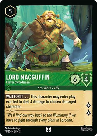 Image of Lord MacGuffin - Clever Swordsman (78/204) - Wilds Unknown