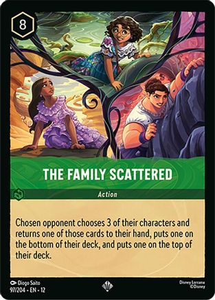 Image of The Family Scattered (97/204) - Wilds Unknown Cold Foil