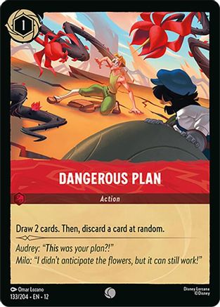 Image of Dangerous Plan (133/204) - Wilds Unknown Cold Foil