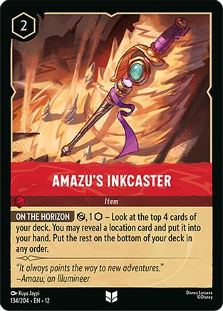 Image of Amazu's Inkcaster (134/204) - Wilds Unknown