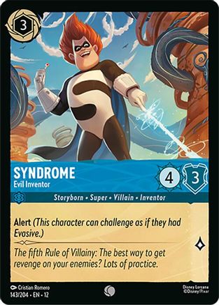 Image of Syndrome - Evil Inventor (143/204) - Wilds Unknown Cold Foil
