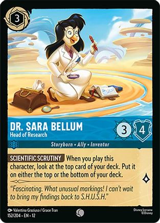 Image of Dr. Sara Bellum - Head of Research (152/204) - Wilds Unknown Cold Foil