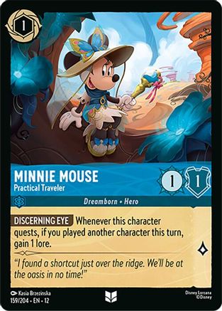 Image of Minnie Mouse - Practical Traveler (159/204) - Wilds Unknown