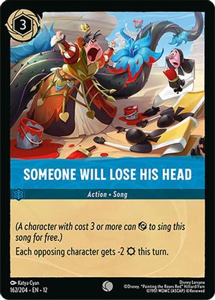 Image of Someone Will Lose His Head (162/204) - Wilds Unknown Cold Foil