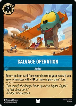 Image of Salvage Operation (165/204) - Wilds Unknown Cold Foil