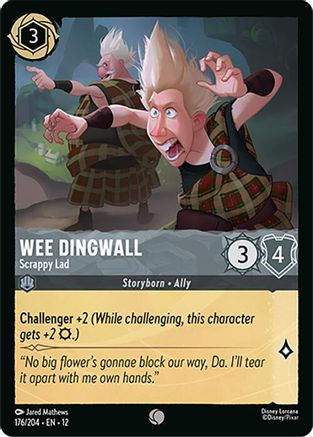 Image of Wee Dingwall - Scrappy Lad (176/204) - Wilds Unknown Cold Foil