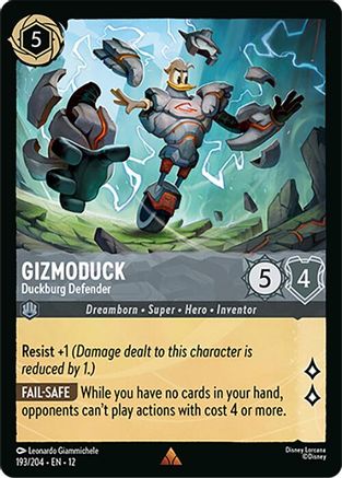 Image of Gizmoduck - Duckburg Defender (193/204) - Wilds Unknown