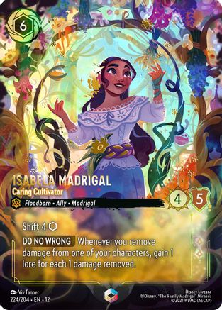 Image of Isabela Madrigal - Caring Cultivator (Enchanted) (224/204) - Wilds Unknown Holofoil