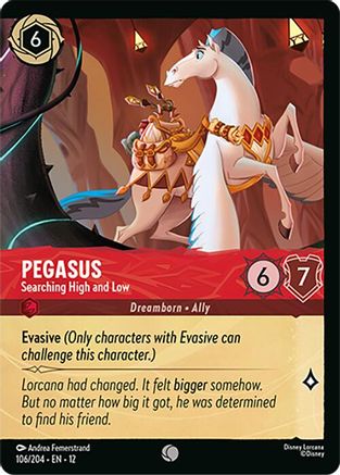 Image of Pegasus - Searching High and Low (Foil) (106/204) - Wilds Unknown Cold Foil