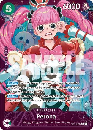 Image of Perona (Extra Grand Battle for Stores 2026) (OP14-033) - One Piece Promotion Cards Foil