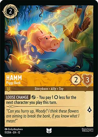 Image of Hamm - Piggy Bank (11/204) - Wilds Unknown Cold Foil