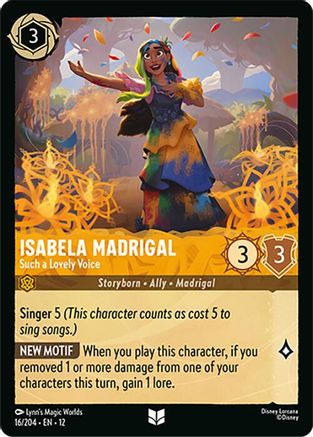 Image of Isabela Madrigal - Such a Lovely Voice (16/204) - Wilds Unknown