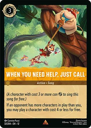 Image of When You Need Help, Just Call (32/204) - Wilds Unknown