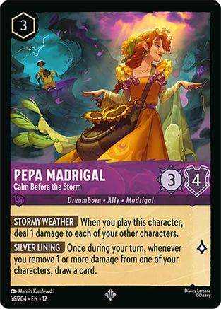 Image of Pepa Madrigal - Calm Before the Storm (56/204) - Wilds Unknown Cold Foil
