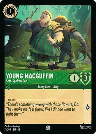 Image of Young MacGuffin - Soft-Spoken Son (71/204) - Wilds Unknown Cold Foil