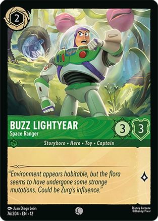 Image of Buzz Lightyear - Space Ranger (76/204) - Wilds Unknown