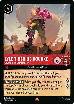Image of Lyle Tiberius Rourke - Crystallized Commander (103/204) - Wilds Unknown Cold Foil