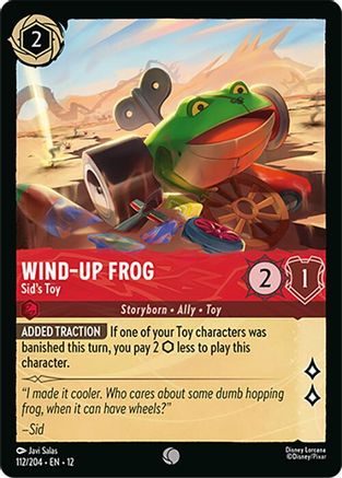 Image of Wind-Up Frog - Sid's Toy (112/204) - Wilds Unknown