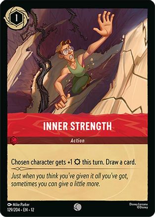 Image of Inner Strength (129/204) - Wilds Unknown Cold Foil