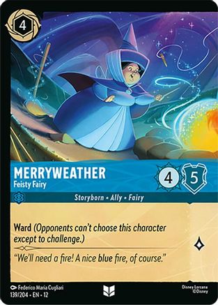 Image of Merryweather - Feisty Fairy (Foil) (139/204) - Wilds Unknown Cold Foil