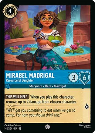 Image of Mirabel Madrigal - Resourceful Daughter (142/204) - Wilds Unknown Cold Foil