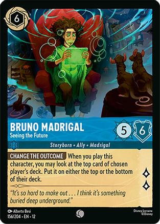 Image of Bruno Madrigal - Seeing the Future (156/204) - Wilds Unknown Cold Foil