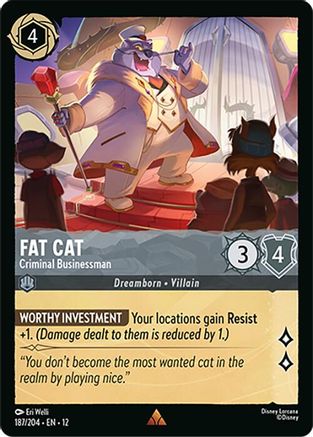 Image of Fat Cat - Criminal Businessman (187/204) - Wilds Unknown Cold Foil