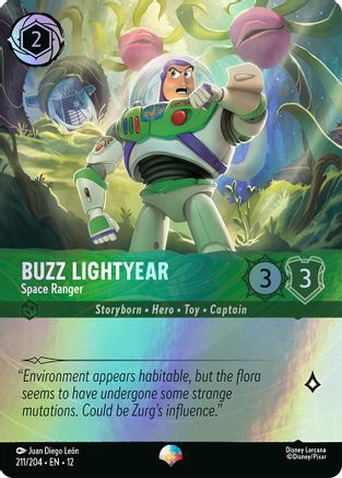 Image of Buzz Lightyear - Space Ranger (Epic) (211/204) - Wilds Unknown Holofoil