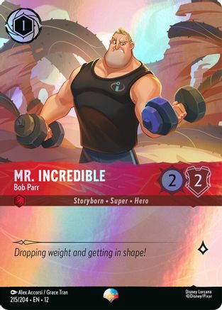 Image of Mr. Incredible - Bob Parr (Epic) (215/204) - Wilds Unknown Holofoil