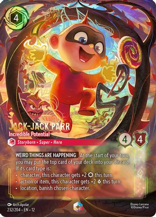 Image of Jack-Jack Parr - Incredible Potential (Enchanted) (232/204) - Wilds Unknown Holofoil