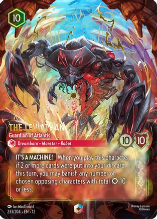 Image of The Leviathan - Guardian of Atlantis (Enchanted) (233/204) - Wilds Unknown Holofoil