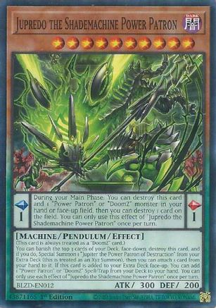 Image of Jupredo the Shademachine Power Patron (BLZD-EN012) - Blazing Dominion 1st Edition