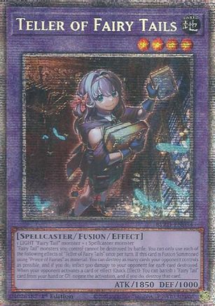 Image of Teller of Fairy Tails (Starlight Rare) (BLZD-EN034) - Blazing Dominion 1st Edition