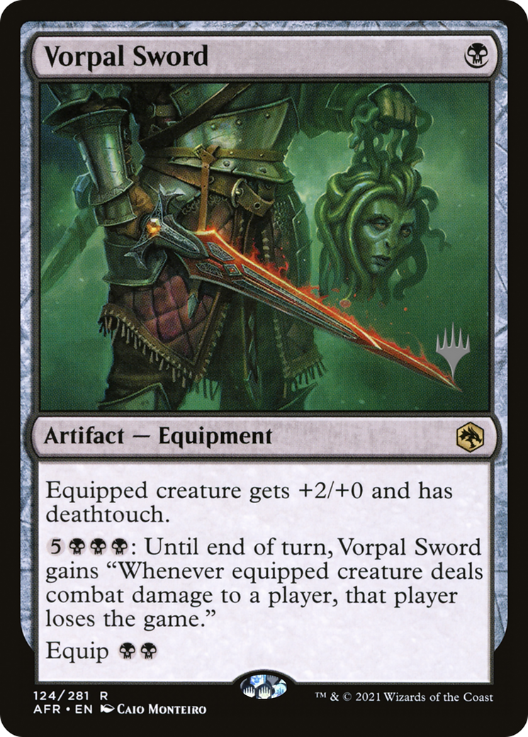 Image of Vorpal Sword (PPAFR-124) - Adventures in the Forgotten Realms Promos Foil