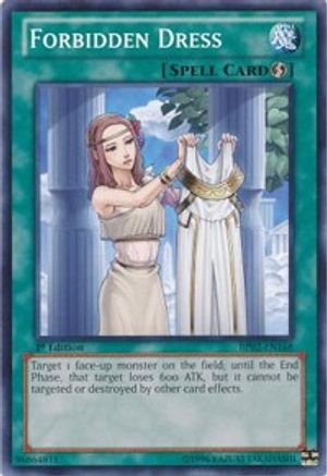 Image of Forbidden Dress (BP02-EN168) - Battle Pack 2: War of the Giants Unlimited