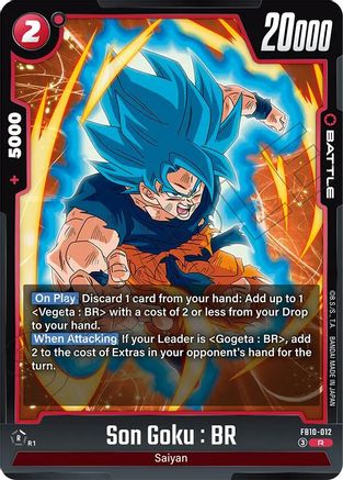 Image of Son Goku : BR (FB10-012) - Cross Force Holofoil