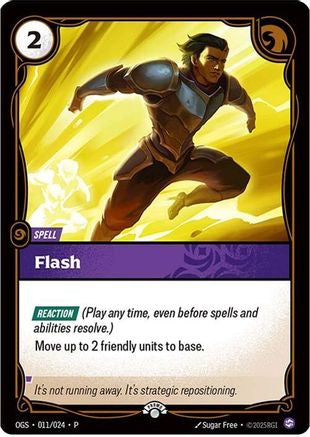 Image of Flash (011/024) - Riftbound Organized Play Promotional Cards