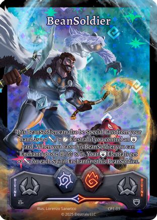 Image of BeanSoldier (CP1-03) - Creator Promos Holo