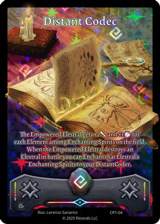 Image of Distant Codec (CP1-04) - Creator Promos Holo