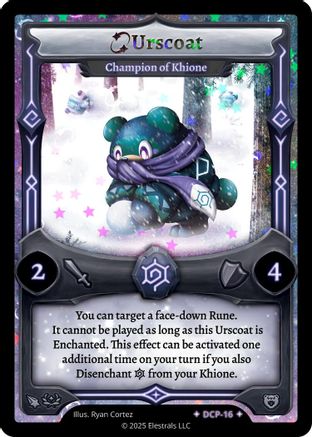 Image of Urscoat - Champion of Khione (DCP-16) - Divine Champions Lifestream Promos Holo