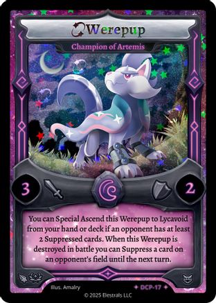Image of Werepup - Champion of Artemis (DCP-17) - Divine Champions Lifestream Promos Holo