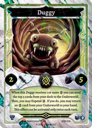 Image of Duggy (EOP-019) - Elestrals Premier Packs Holo