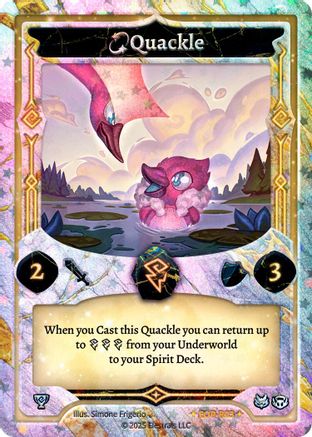 Image of Quackle (EOP-R03) - Elestrals Premier Packs Reverse Holo