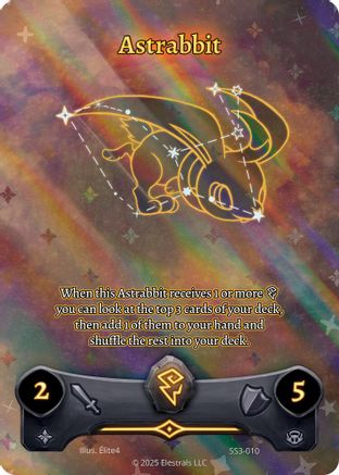 Image of Astrabbit (SS3-010) (SS3-010) - Shattered Stars Chapter 3 SS3 Holo