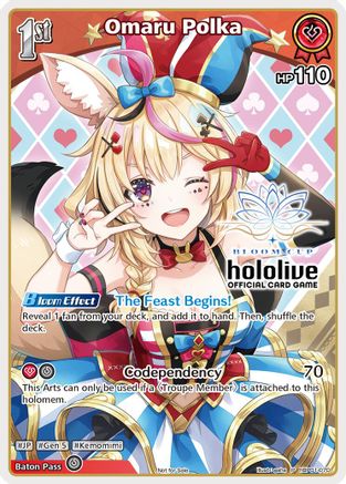 Image of Omaru Polka (P) (hBP01-070) (Alternate Art) (hBP01-070) - hololive OFFICIAL CARD GAME Promos Foil