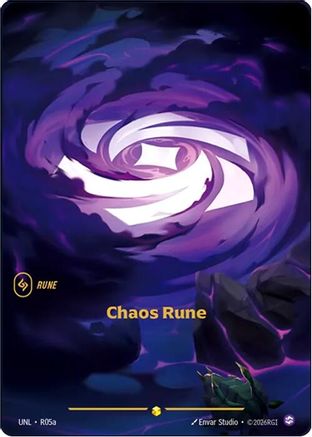 Image of Chaos Rune (Alternate Art) (R05a) - Unleashed Foil