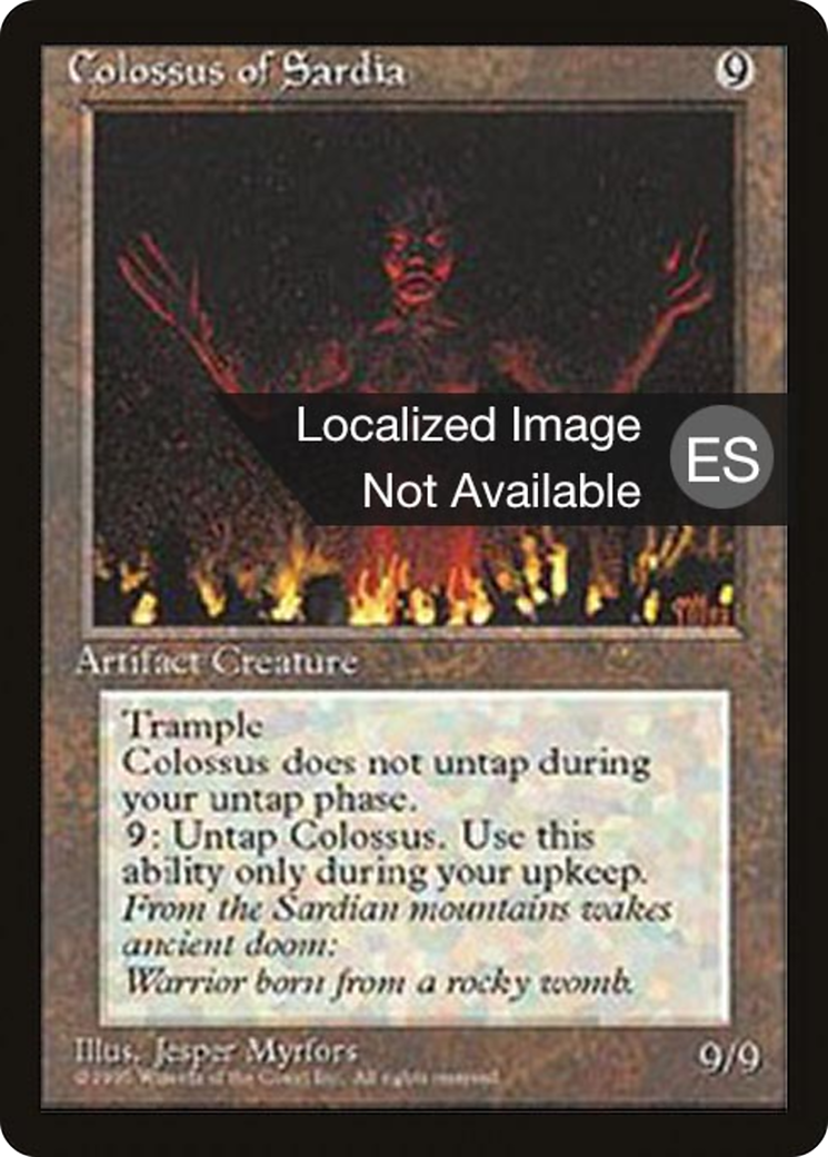 Image of Colossus of Sardia (4BB-) - Fourth Edition Foreign Black Border