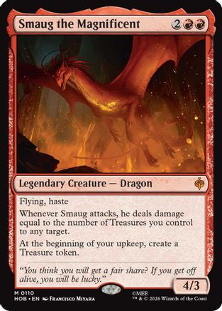 Image of Smaug the Magnificent (HOB-110) - The Hobbit Foil