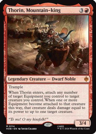 Image of Thorin, Mountain-king (HOB-114) - The Hobbit Foil