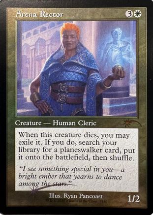 Image of Arena Rector (Retro Frame) (SLD-7130) - Secret Lair Drop Series Foil